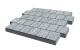 Фото Плитка тротуарная SteinRus Valencia Б.3.К.8 Backwash, Гранит, 300*300*80 мм