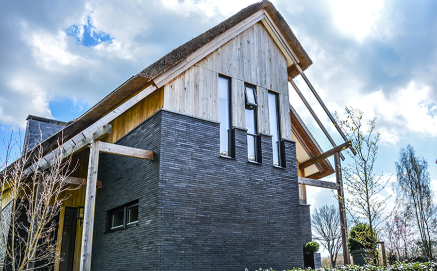 Фото Клинкерная плитка под кирпич Westerwaelder Klinker KLINKER BRICK WK815 Schwarz-bunt Edelglanz, 240*71*15 мм