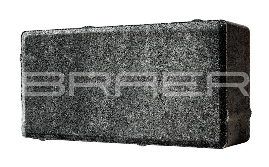 Фото Плитка тротуарная BRAER Прямоугольник Color Mix Вечер, 200*100*60 мм