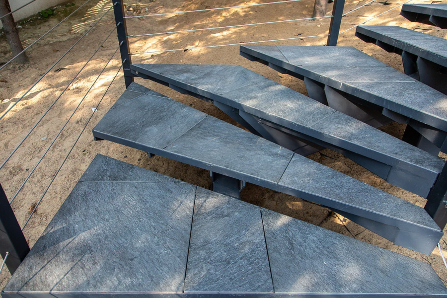 Фото Керамогранит Atlas Concorde Landstone Night LASTRA, 600*600*20 мм