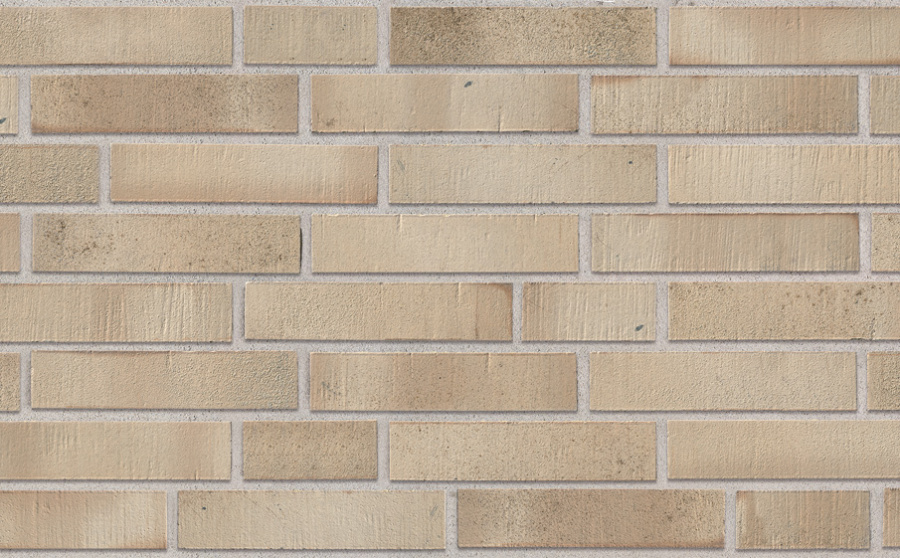 Фото Клинкерная плитка под кирпич Stroeher Wasserbrand, 673 naturbeige, 240*52*12 мм
