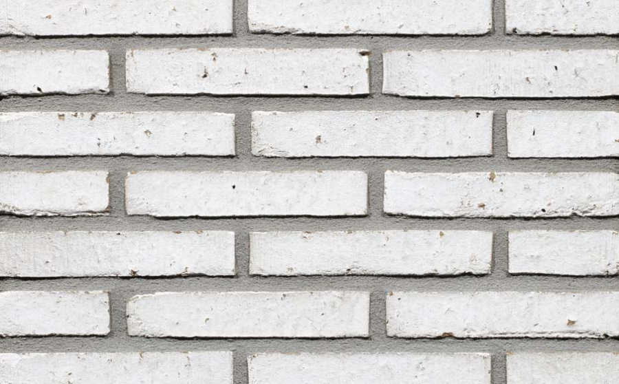Фото Кирпич облицовочный Terca Pure White Falls ручной формовки, 210*100*50 мм