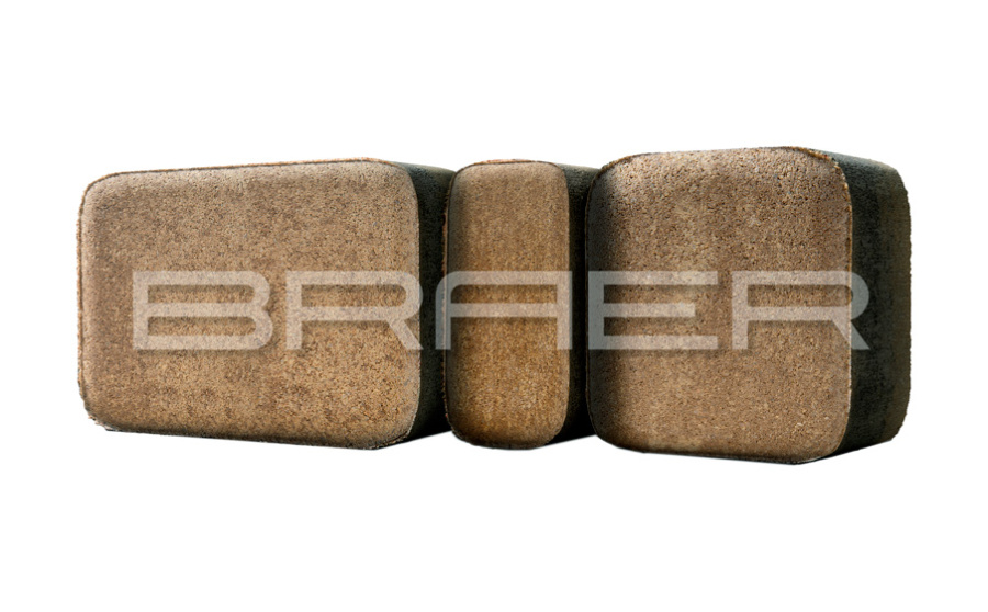 Фото Плитка тротуарная BRAER Классико Color Mix Миндаль