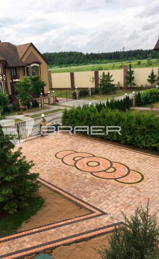 Фото Плитка тротуарная BRAER Старый город Ландхаус Color Mix Прайд, толщина 60 мм