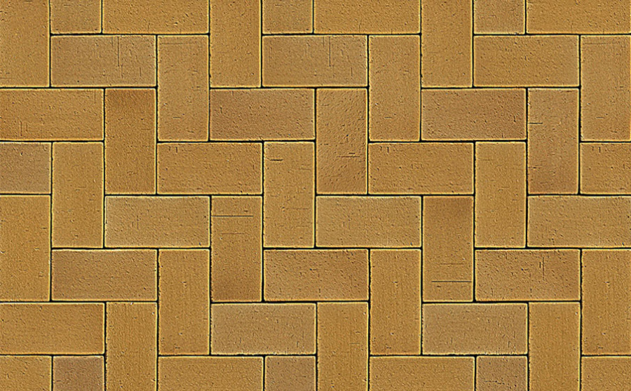 Фото Клинкерная брусчатка Westerwaelder Klinker PK82 Gelb-bunt, 200*100*40 мм