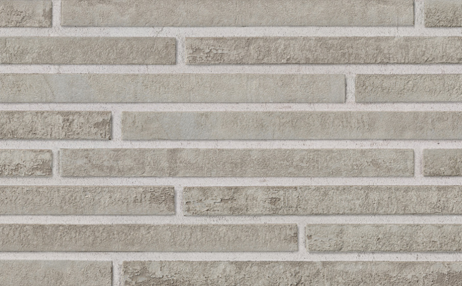 Фото Клинкерная плитка под кирпич Stroeher Riegel 50, 452 silber-grau, 490*40*14 мм