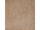 Фото Клинкерная ступень с насечками Paradyz Mattone Sabbia, Brown, 300*300*8,5 мм