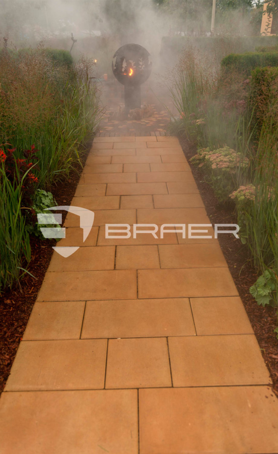 Фото Плитка тротуарная BRAER Триада Color Mix Сахара, толщина 60 мм