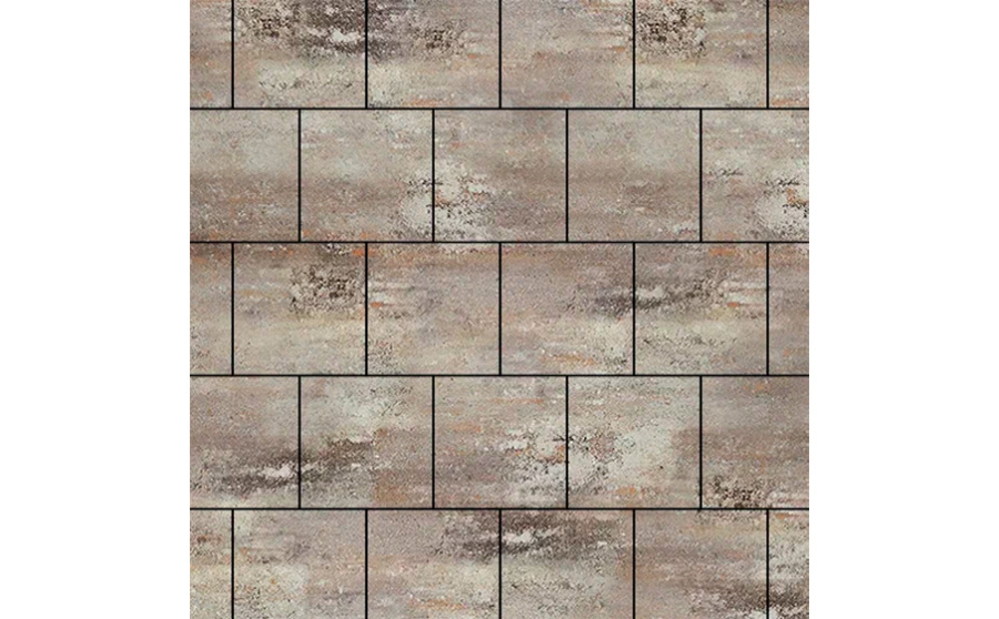 Фото Плитка тротуарная SteinRus, Valencia Б.3.К.8, гладкая, ColorMix Берилл, 300*300*80 мм