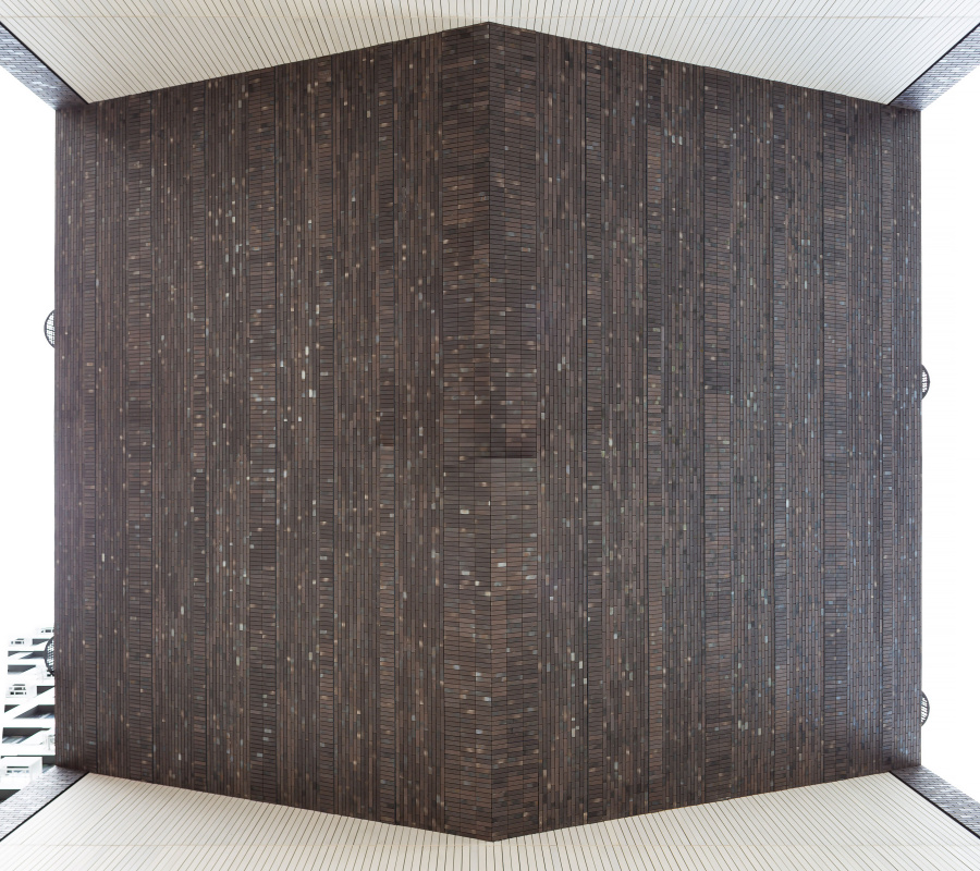 Фото Клинкерная плитка под кирпич Stroeher Riegel 50, 453 silber-schwarz, 490*40*14 мм