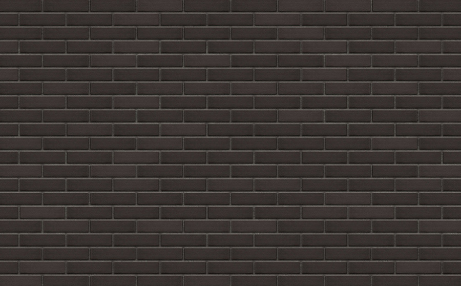 Фото Клинкерная плитка под кирпич King Klinker Dream House 18 Volcanic black RF10 250*65*10 мм