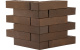 Фото Кирпич клинкерный ПЛИНФА (Plinfa) Iron 2814, 270*85*50 мм