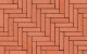 Фото Клинкерная брусчатка Westerwaelder Klinker WK100R Design Rot PK, 240*52*50 мм