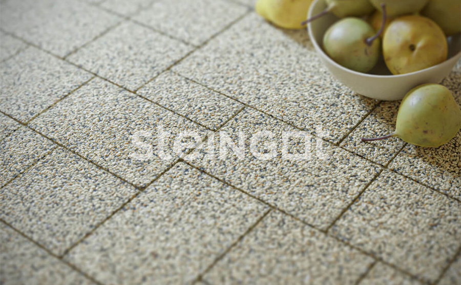 Фото Плитка тротуарная Steingot Премиум, Бавария, Дымчатый (Terra Antica), комплект 4 шт, толщина 60 мм