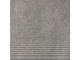 Фото Клинкерная ступень с насечками Paradyz Mattone Sabbia, Grafit, 300*300*8,5 мм