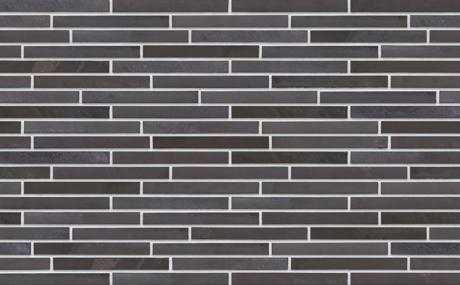 Фото Клинкерная плитка под кирпич King Klinker KING SIZE 05 Black heart гладкая LF, 490*52*14 мм