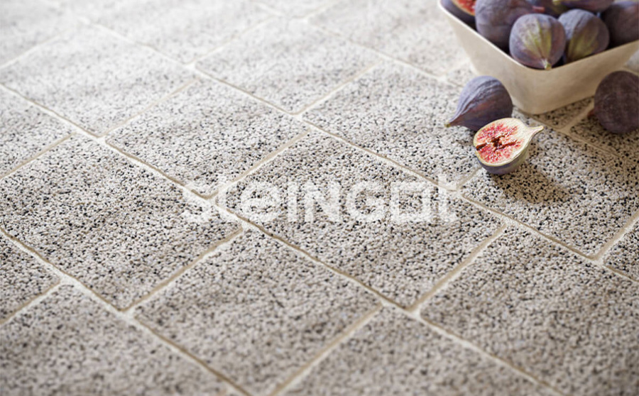 Фото Плитка тротуарная Steingot Премиум, Старый город, Белый (Bianco Nero), комплект 3 шт, толщина 60 мм