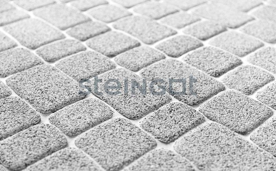 Фото Плитка тротуарная Steingot Премиум, Классика, Белый (Bianco Nero), комплект 3 шт, толщина 60 мм