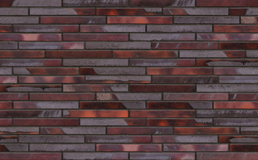 Фото Клинкерная плитка под кирпич King Klinker KING SIZE 02 Valyria stone гладкая, 490*52*14 мм