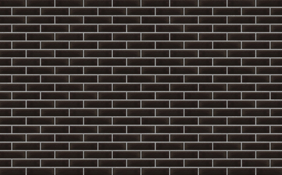 Фото Клинкерная плитка под кирпич King Klinker Free Art 17 Onyx black, 240*71*10 мм