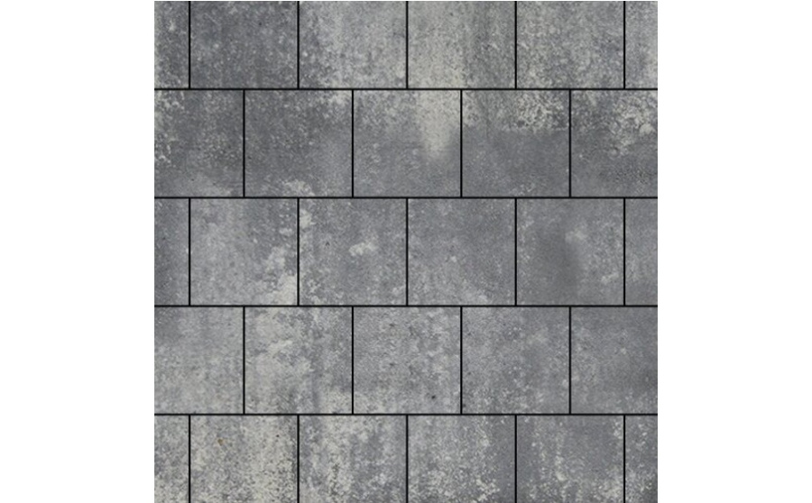 Фото Плитка тротуарная SteinRus, Valencia Б.3.К.8, гладкая, ColorMix Актау, 300*300*80 мм