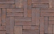 Фото Клинкерная брусчатка Muhr №04S Rotbraun-bunt spezial, 240*55*52 мм