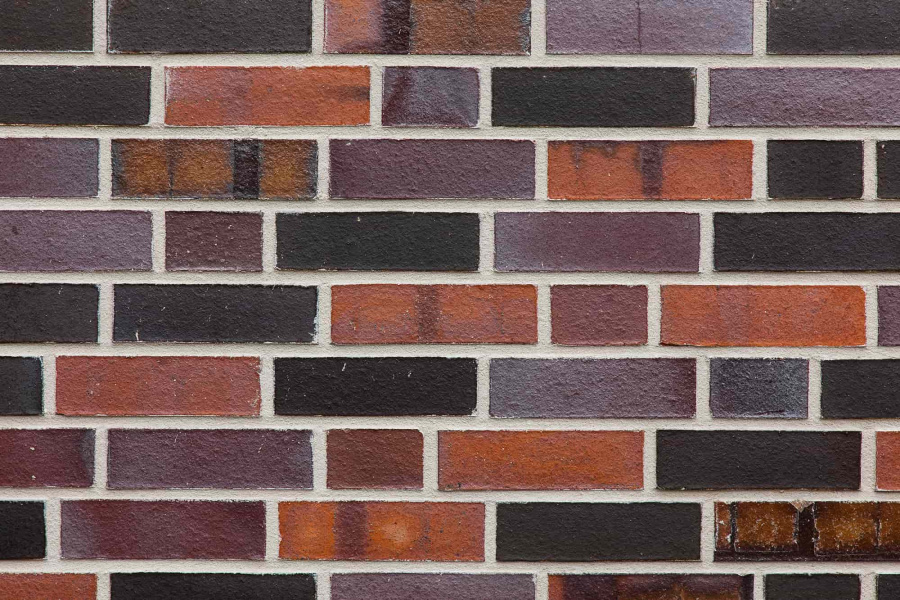Фото Кирпич клинкерный Muhr 29 S Schwarzblau-bunt Spezial гладкий, 240*115*71 мм