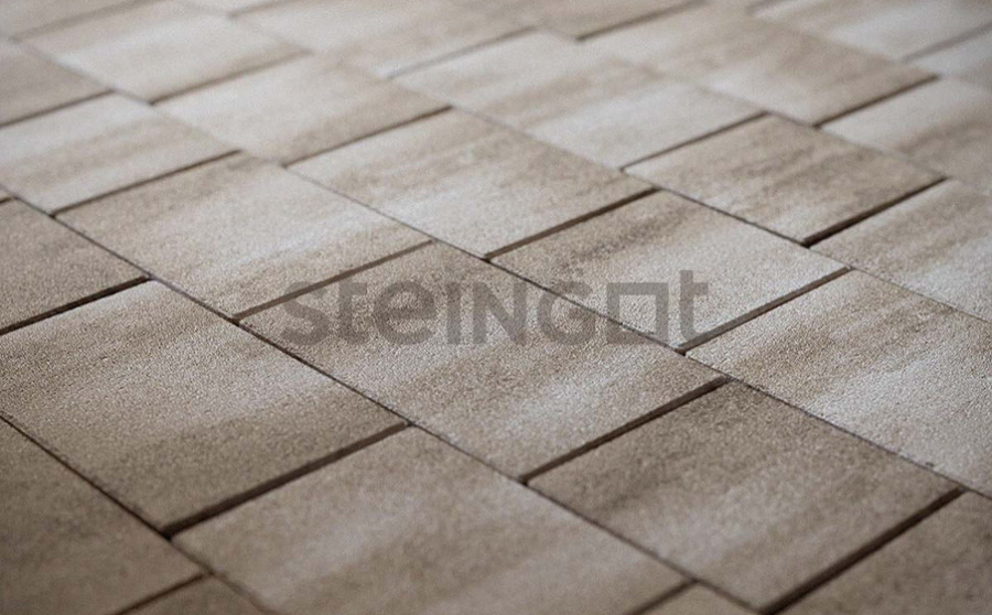 Фото Плитка тротуарная Steingot Колормикс, Новый город, Травертин (Travertin), комплект 3 шт, толщина 60 мм