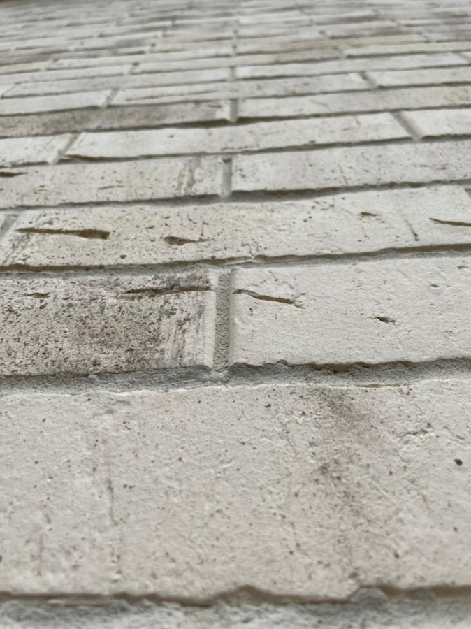 Фото Облицовочный керамический кирпич Konigstein Санторини Акватинта полнотелый 250*120*65 мм