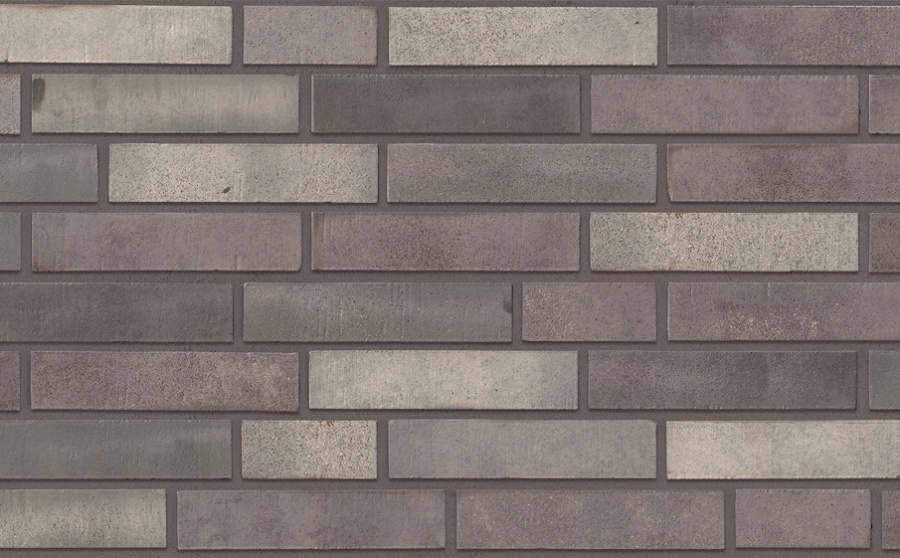 Фото Клинкерная плитка под кирпич Stroeher Wasserbrand, 676 graumelange, 240*52*12 мм