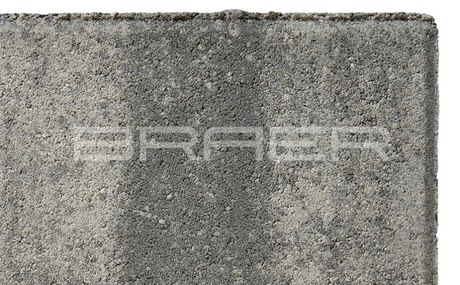 Фото Плитка тротуарная BRAER Прямоугольник Color Mix Туман 200*100*60 мм