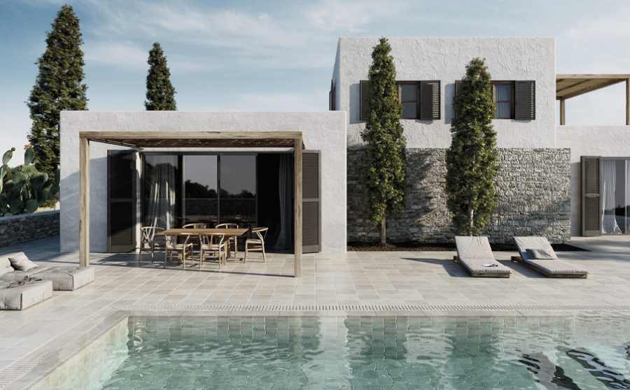Фото Керамогранит EXAGRES Provenza Bianco, 1200*600*9,2 мм