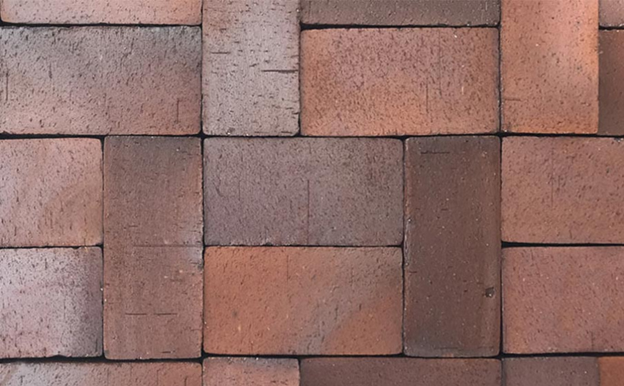 Фото Клинкерная брусчатка Muhr №04S Rotbraun-bunt spezial, 200*100*40 мм