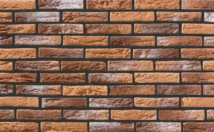 Фото Декоративный кирпич Leonardo Stone Иль-де-Франс 204*47*13 мм 485