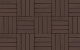 Фото Клинкерная брусчатка Westerwaelder Klinker WK105DB Design Dunkel Braun PK, 240*52*50 мм