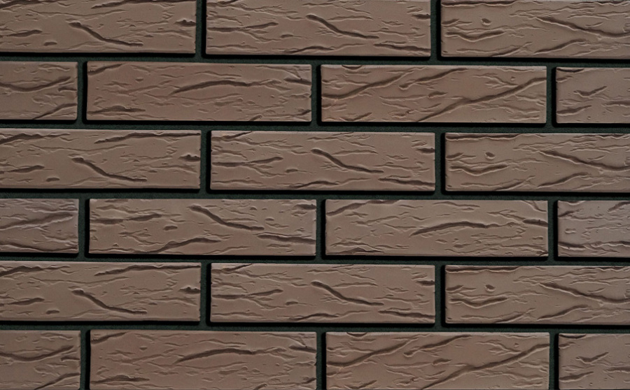 Фото Кирпич облицовочный Кротовский КЗ Классика Шоколад рустик 250*120*65 мм