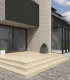 Фото Ступень кантик Модерн Interbau Abell 270 желто-бежевый, 310*304*9,5 мм