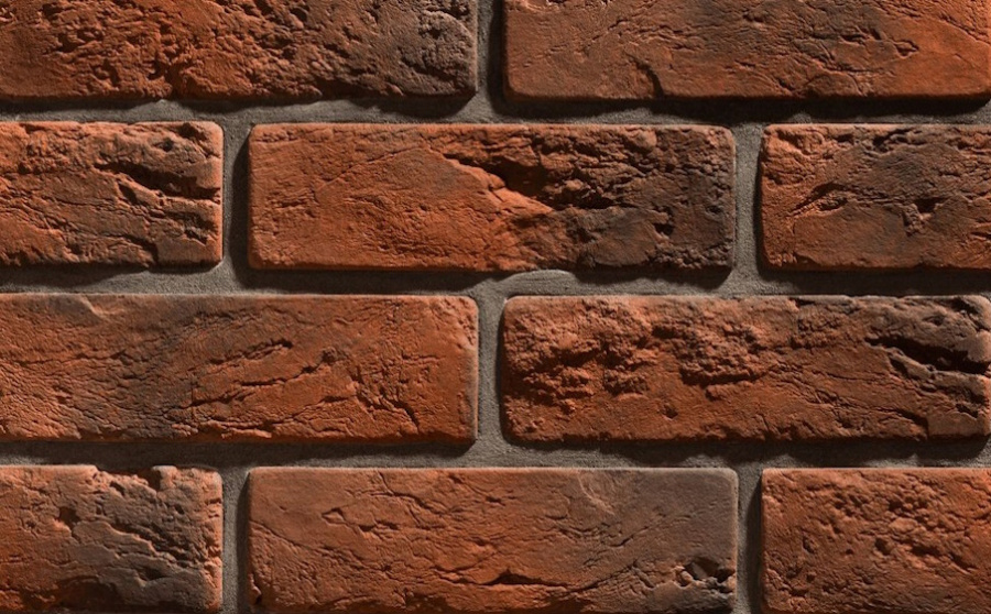Фото Декоративный кирпич Leonardo Stone Лион 210*65*12 мм 0,82 м2/уп 767