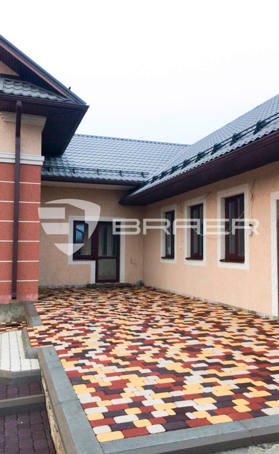 Фото Плитка тротуарная BRAER Классико коричневый