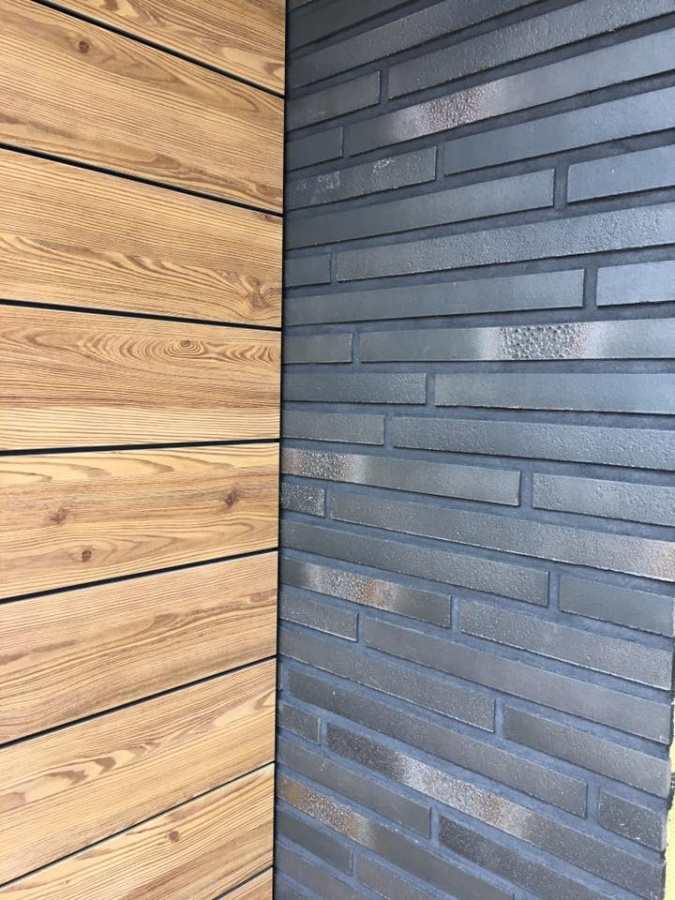 Фото Клинкерная плитка под кирпич Stroeher Riegel 50, 456 schwarz-blau, 490*40*14 мм