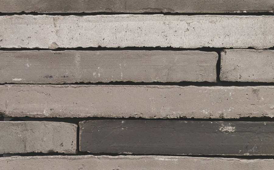Фото Кирпич ригельный Terca Wasserstrich Special Kwartsgrijs (Arctic Gedampft), 510*100*40 мм