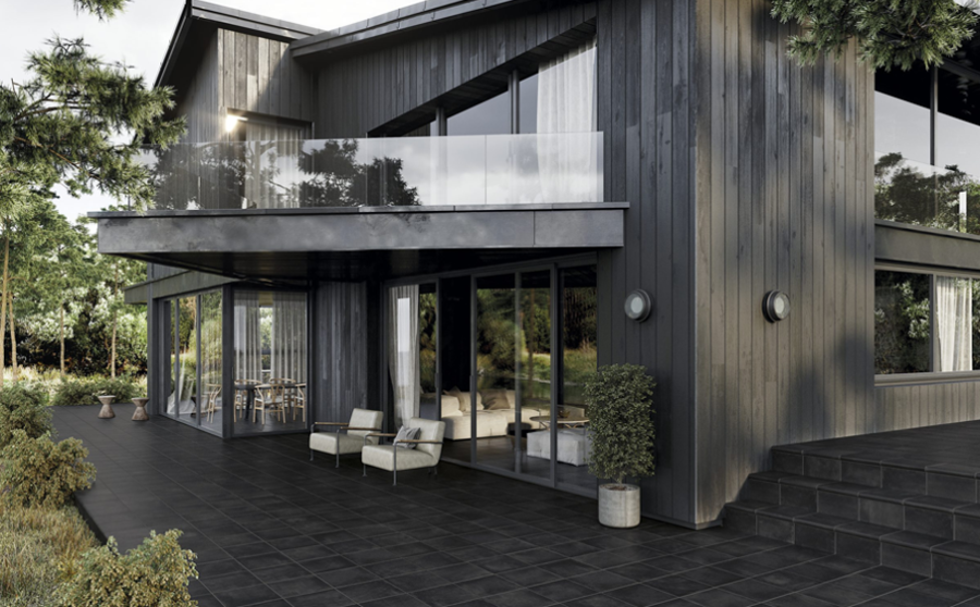 Фото Керамогранит EXAGRES Portland Black, 330*330*10 мм