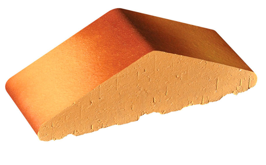 Фото Клинкерный заборный элемент полнотелый King Klinker 11 Desert rose tone, 180/120*65*58 мм