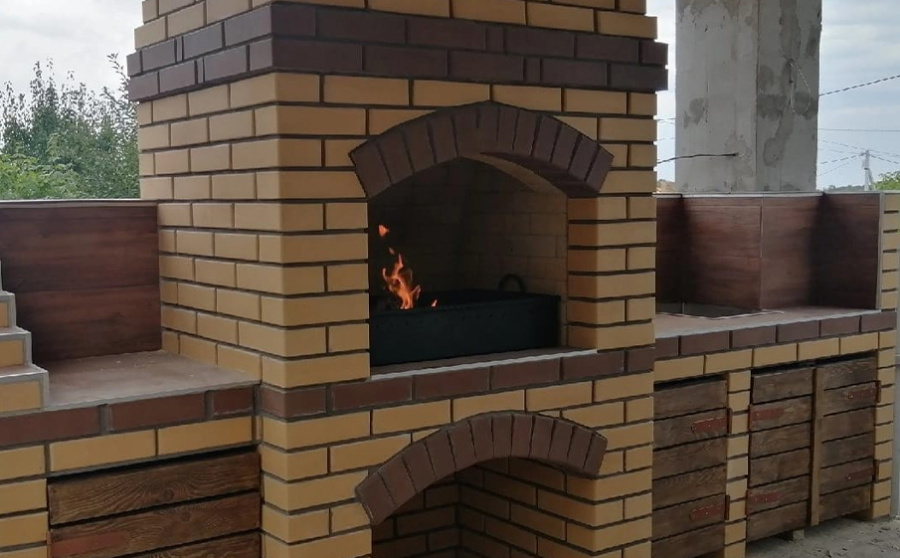 Фото Кирпич облицовочный Кротовский КЗ Классика Имбирь 250*85*65 мм