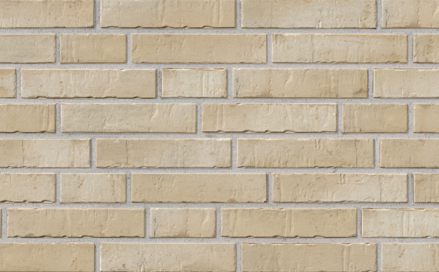 Фото Клинкерная плитка под кирпич Stroeher Kontur EG, 470 beige engobiert, 440*52*12 мм