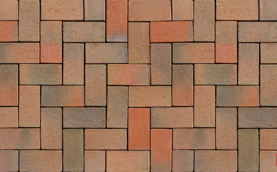 Фото Клинкерная брусчатка Westerwaelder Klinker WK112RB50 Design Rot braun PK, 200*100*50 мм