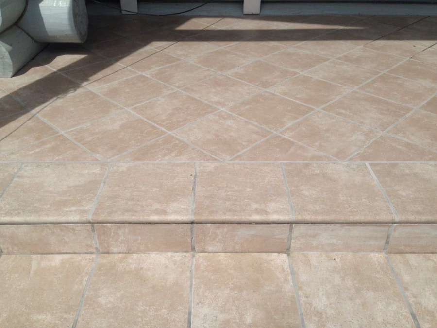 Фото Клинкерная ступень-флорентинер Westerwaelder Klinker ATRIUM Hellbeige, 310*320*9,5 мм