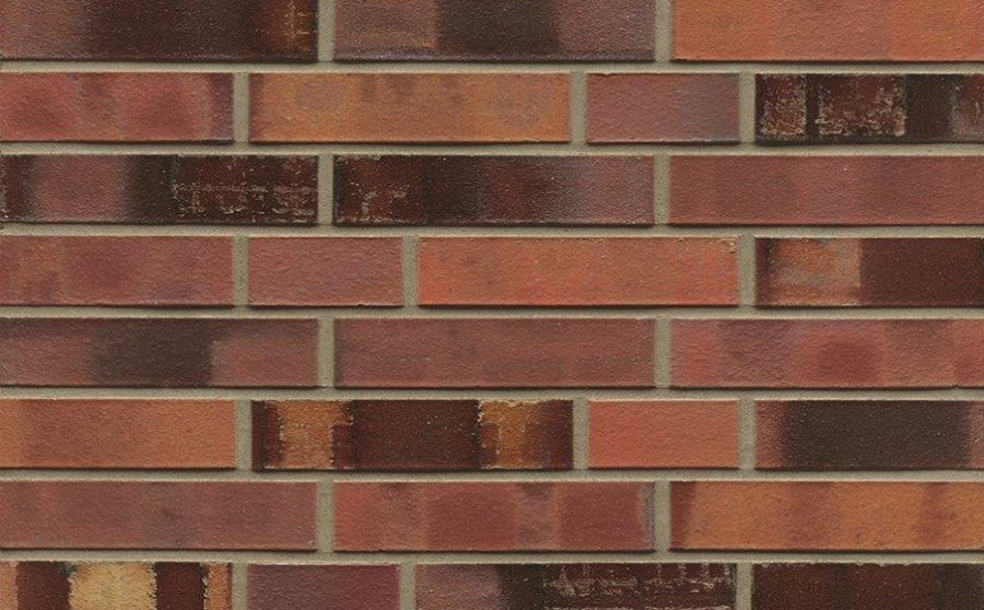Фото Кирпич клинкерный Westerwaelder Klinker Nr 18 Lachsbraun geflammt, 240*115*52 мм