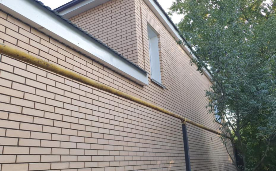 Фото Кирпич облицовочный Кротовский КЗ Классика Имбирь 250*85*65 мм