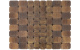 Фото Плитка тротуарная BRAER Классико Дуо Color Mix Мальва, 115/172*115*40 мм